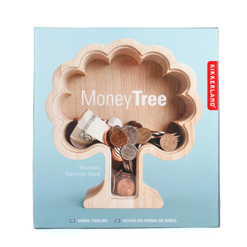 Sparebøsse - Pengetræ med rude - Money Tree - Kikkerland