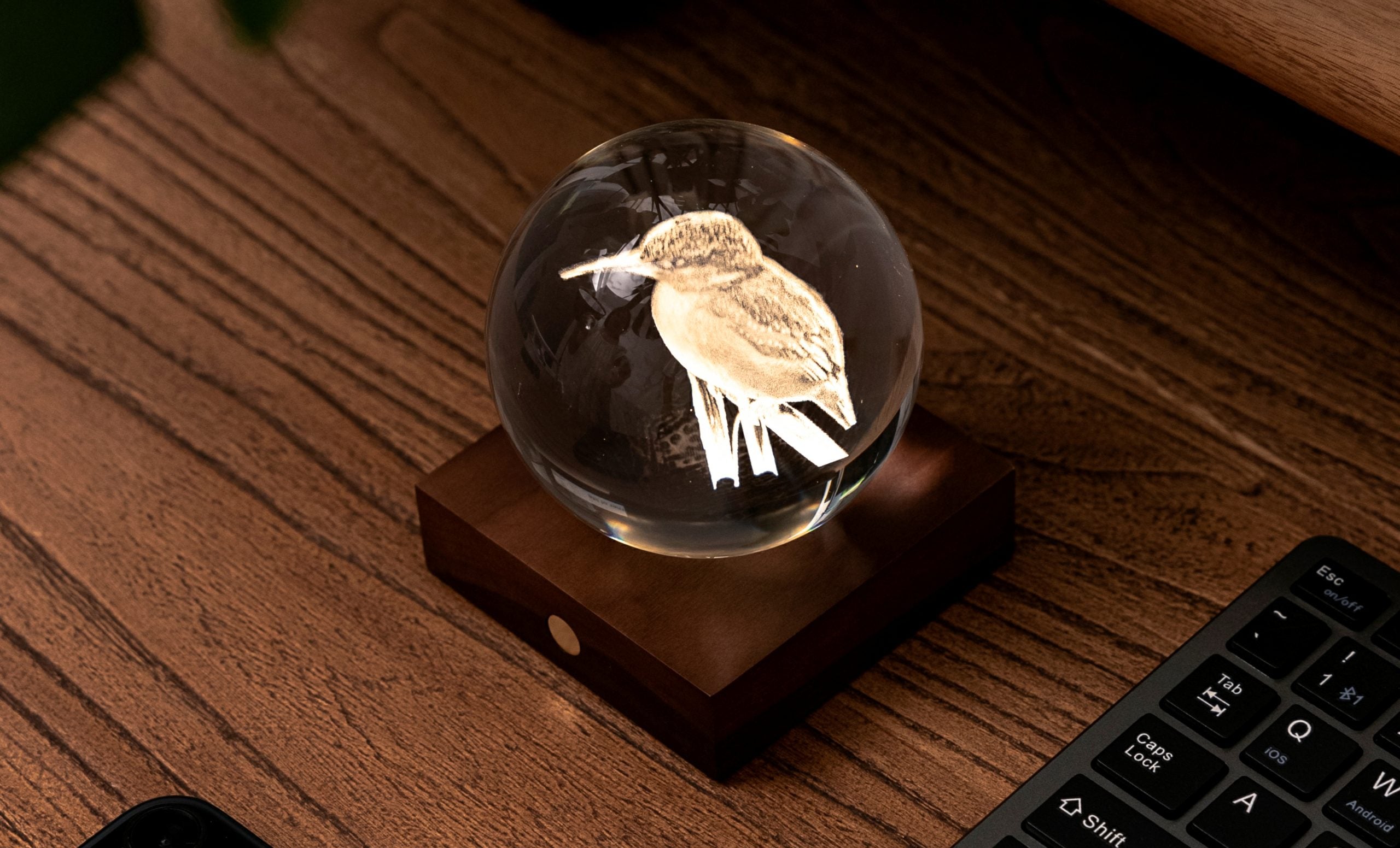 Gingko Design - Amber Crystal Light – dekorative LED-Kristallleuchte