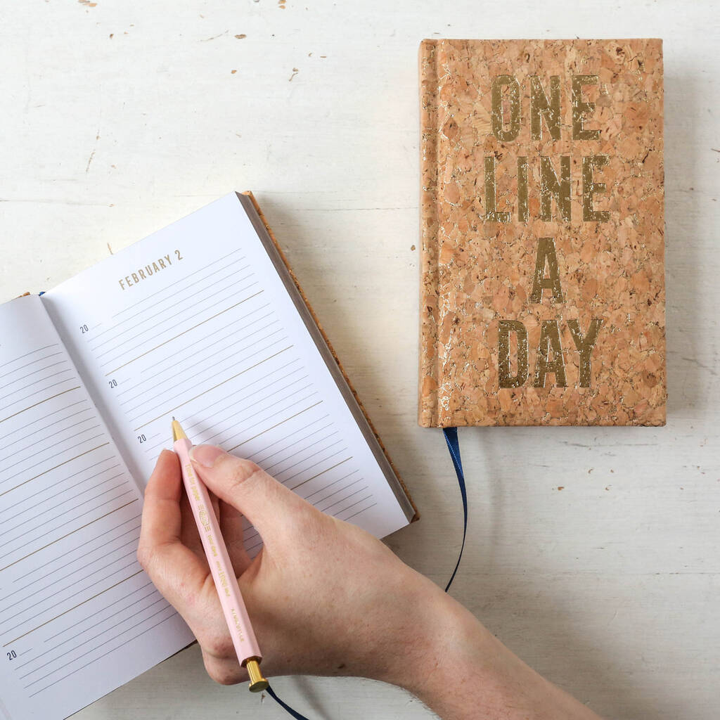 Diary - One line a day - Write one line every day for five years - CORK
