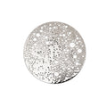 Brosche mit Magnetverschluss - Lunar - klein, silber