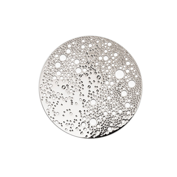 Broche med magnetlukning - Lunar - lille, sølv