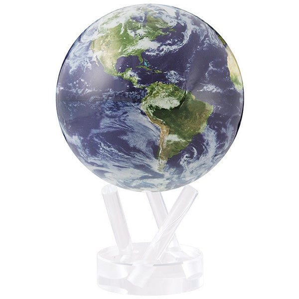MOVA Globe - Rotierender Globus, angetrieben durch Solarzellen - Erde mit Wolken