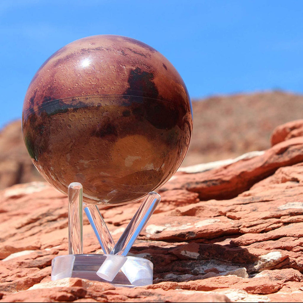MOVA Globe – Mars – Rotierender Globus mit Solarantrieb