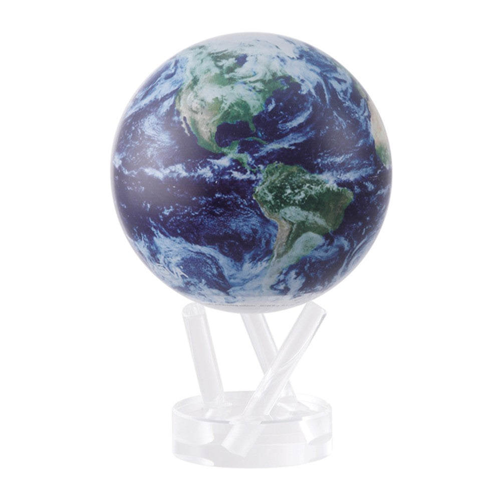 MOVA Globe - Rotierender Globus, angetrieben durch Solarzellen - Erde mit Wolken