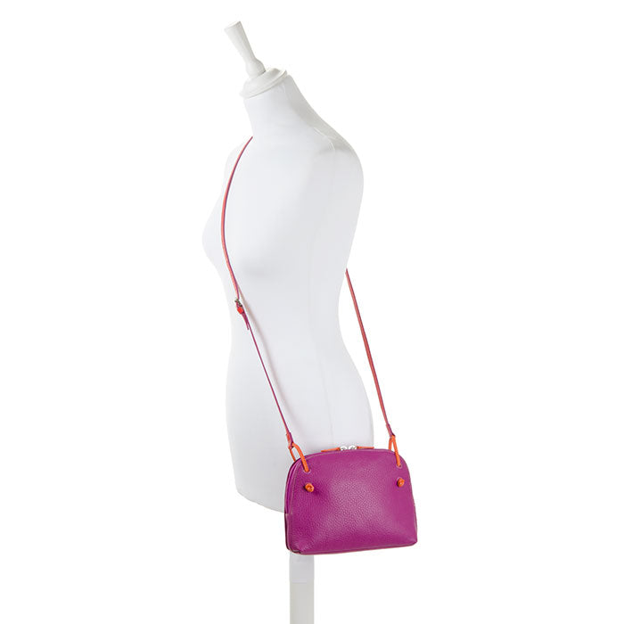 Mywalit  Rio Small Zip Top  – lille crossover-taske i læder - style 1970