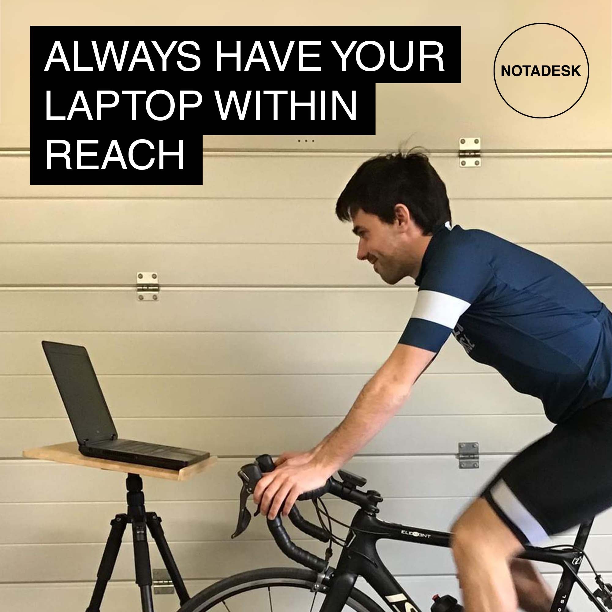 NotaDesk Elsewhere – m/verstellbarem Ständer
