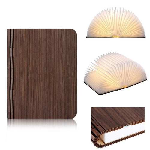 Walnut book lamp - A6 format