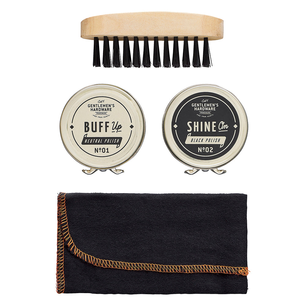 Skopudsesæt Travel Shoe Shine fra Gentlemen's Hardware no.352