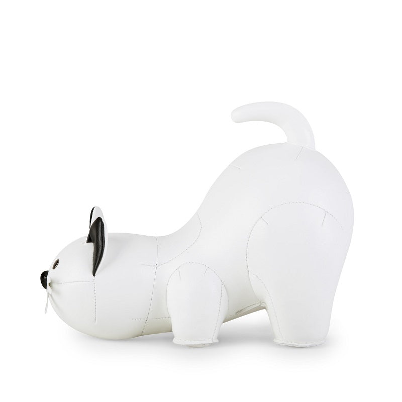 Züny - Kat - Bogstøtte -  Hvid - 1 kg