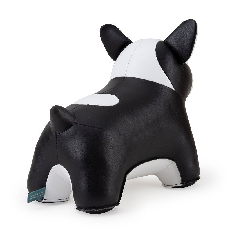 Züny -  Fransk Bulldog - Dørstopper - 2 kg - sort-hvid