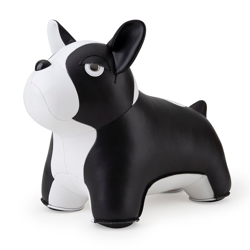 Züny -  Fransk Bulldog - Dørstopper - 2 kg - sort-hvid