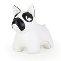Züny -  Fransk Bulldog - Dørstopper - 2 kg - hvid