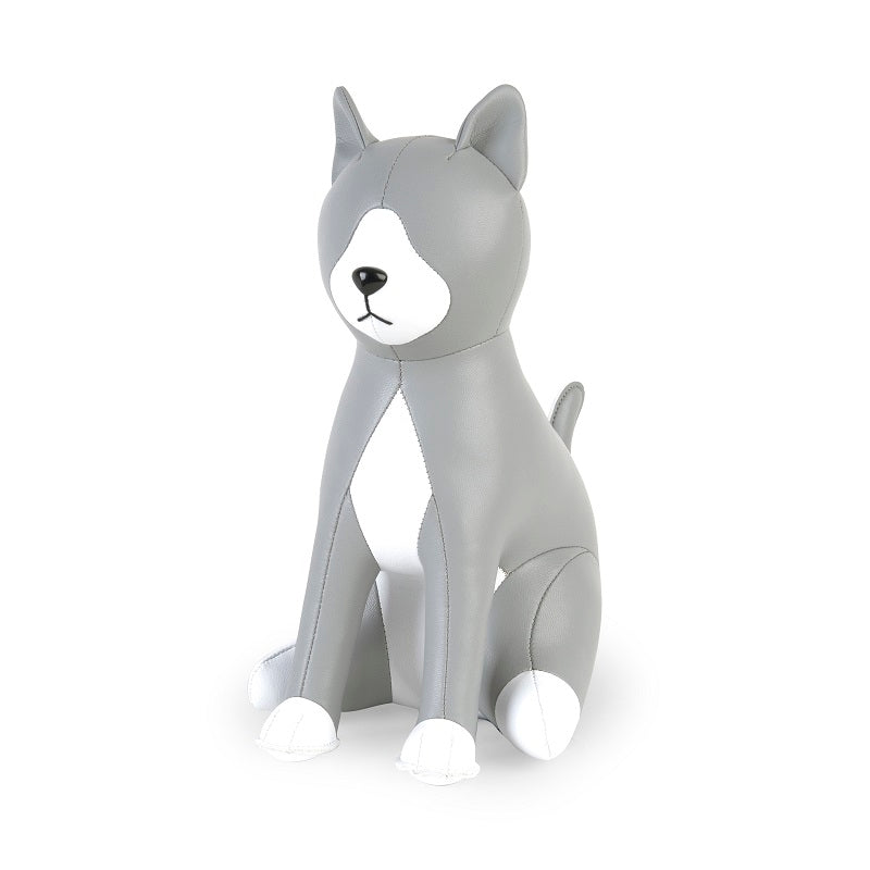Zuny - Katze Tuxedo - Buchstütze - Grau - 1 kg